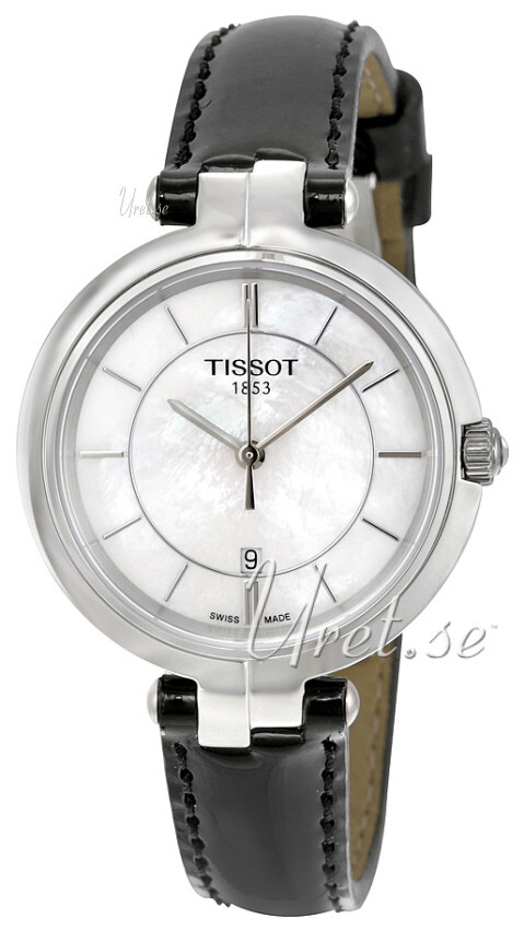Tissot T-Trend Dameklokke T094.210.16.111.00 Hvit/Lær Ø26 mm - Tissot