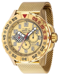 Invicta Racing Gullfarget/Gulltonet stål Ø48 mm 47216