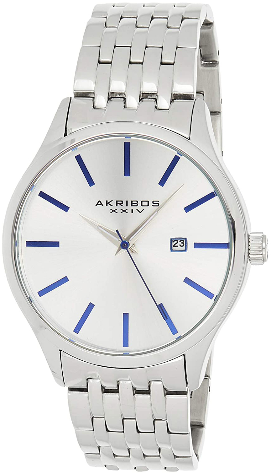 Akribos XXIV Herreklokke AK941SS Sølvfarget/Stål Ø44 mm