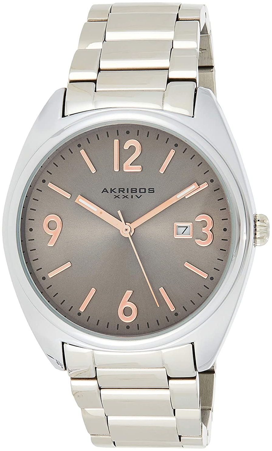 Akribos XXIV Herreklokke AK957SS Classic Grå/Stål Ø47 mm