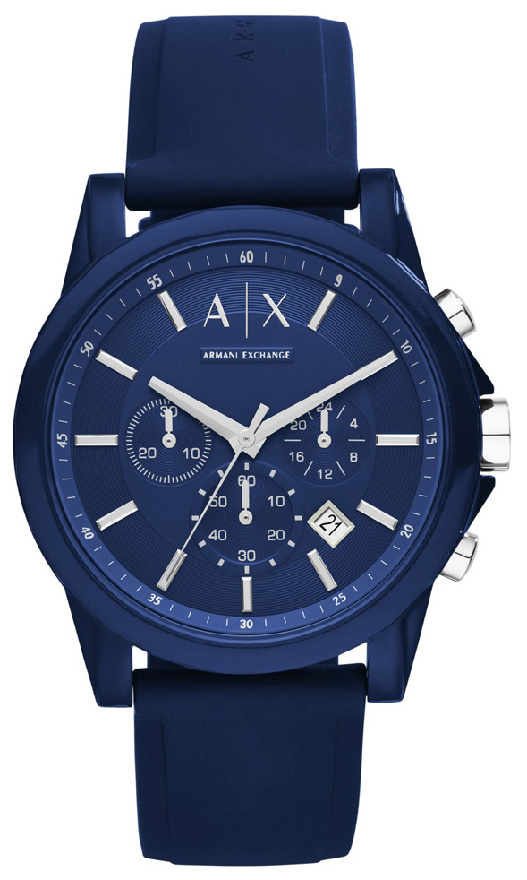 Bilde av Armani Exchange Herreklokke Ax1327 Smart Blå/gummi Ø44 Mm