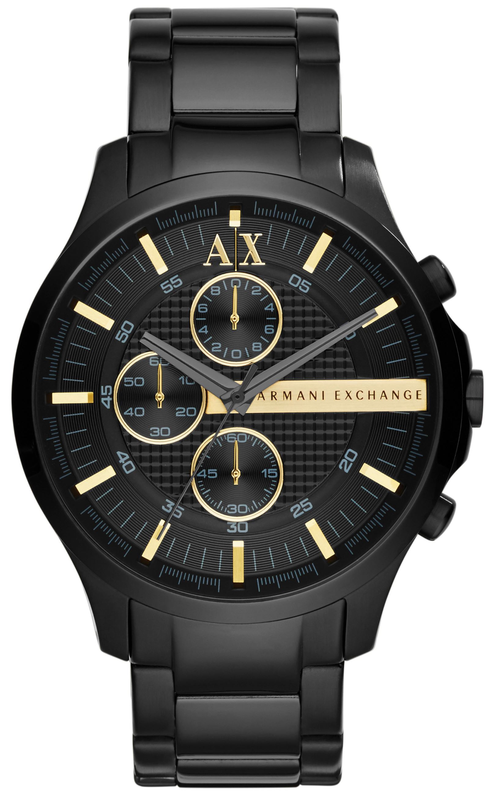 Bilde av Armani Exchange Herreklokke Ax2164 Hampton Sort/stål Ø46 Mm