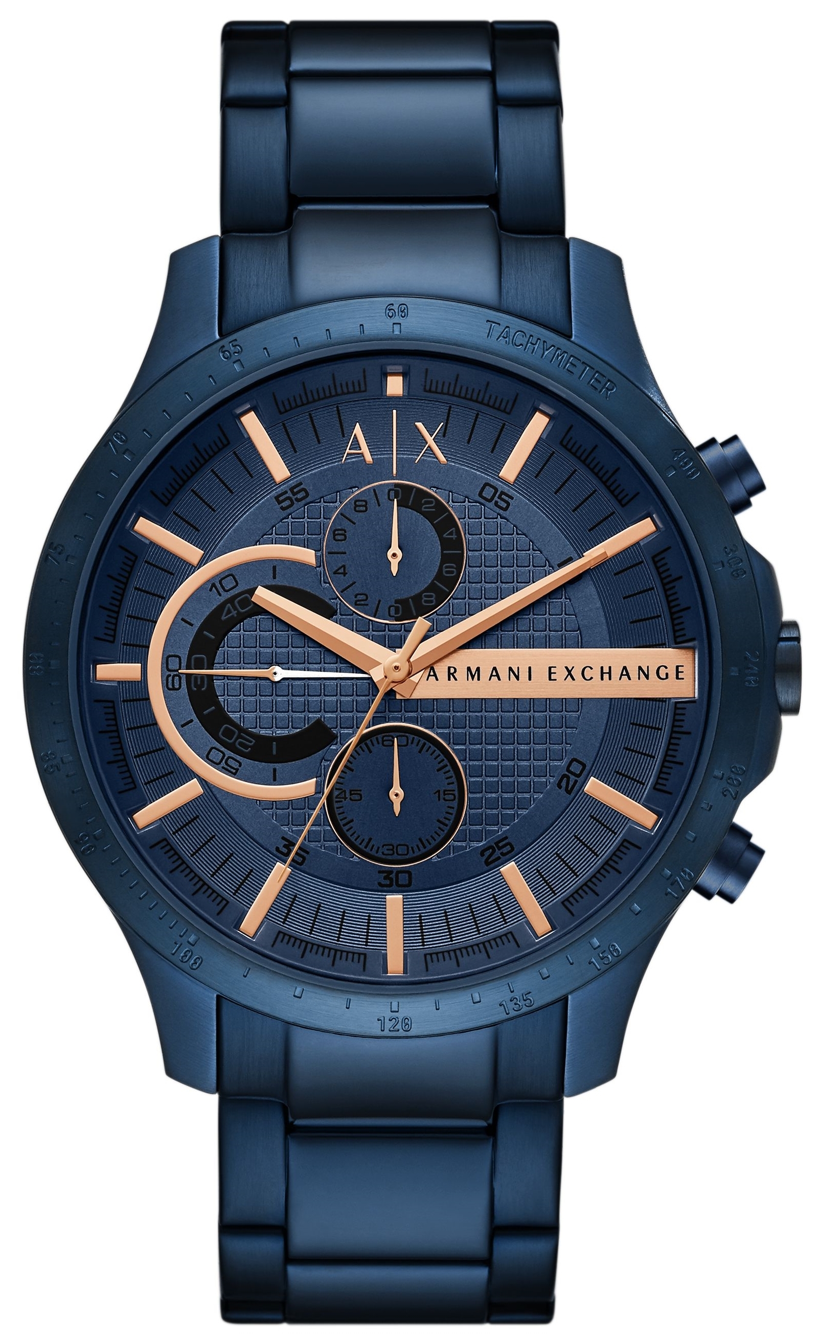 Bilde av Armani Exchange Herreklokke Ax2430 Hampton Blå/stål Ø46 Mm