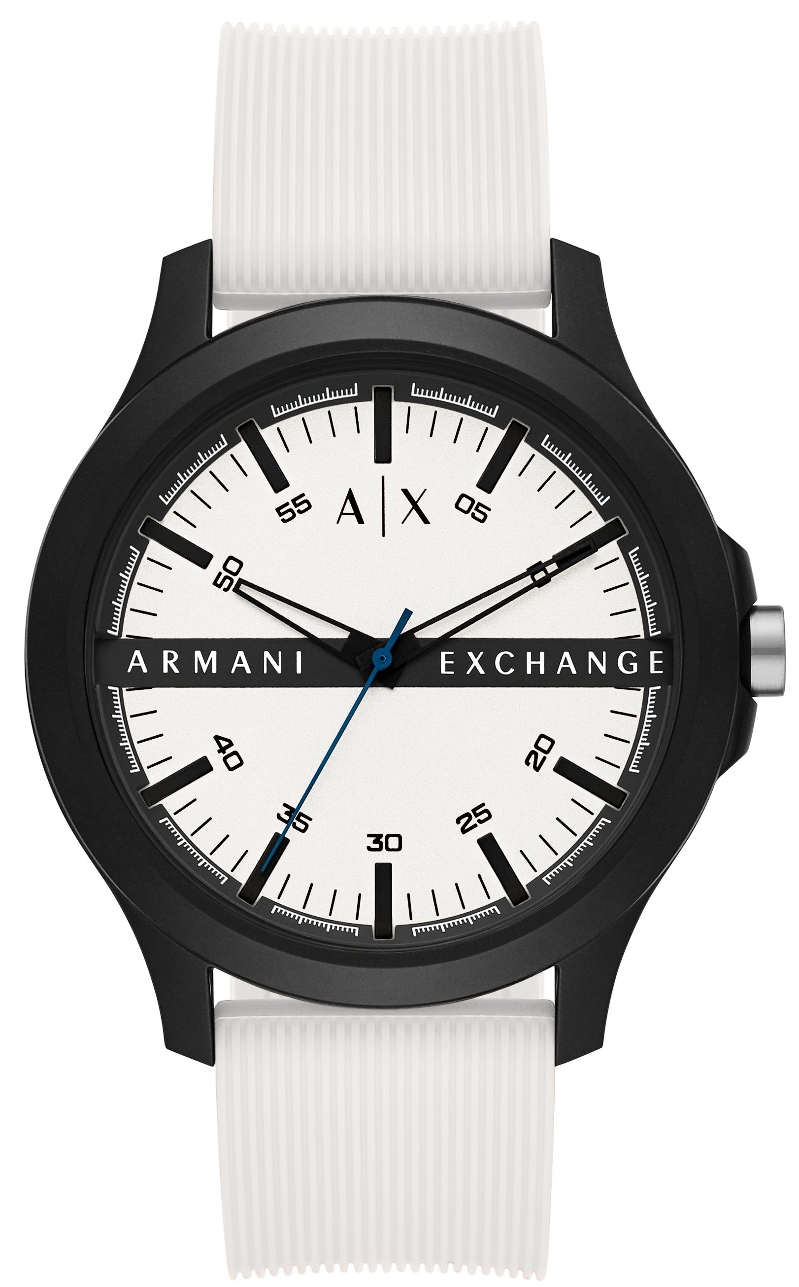 Bilde av Armani Exchange Herreklokke Ax2431 Hampton Hvit/gummi Ø46 Mm