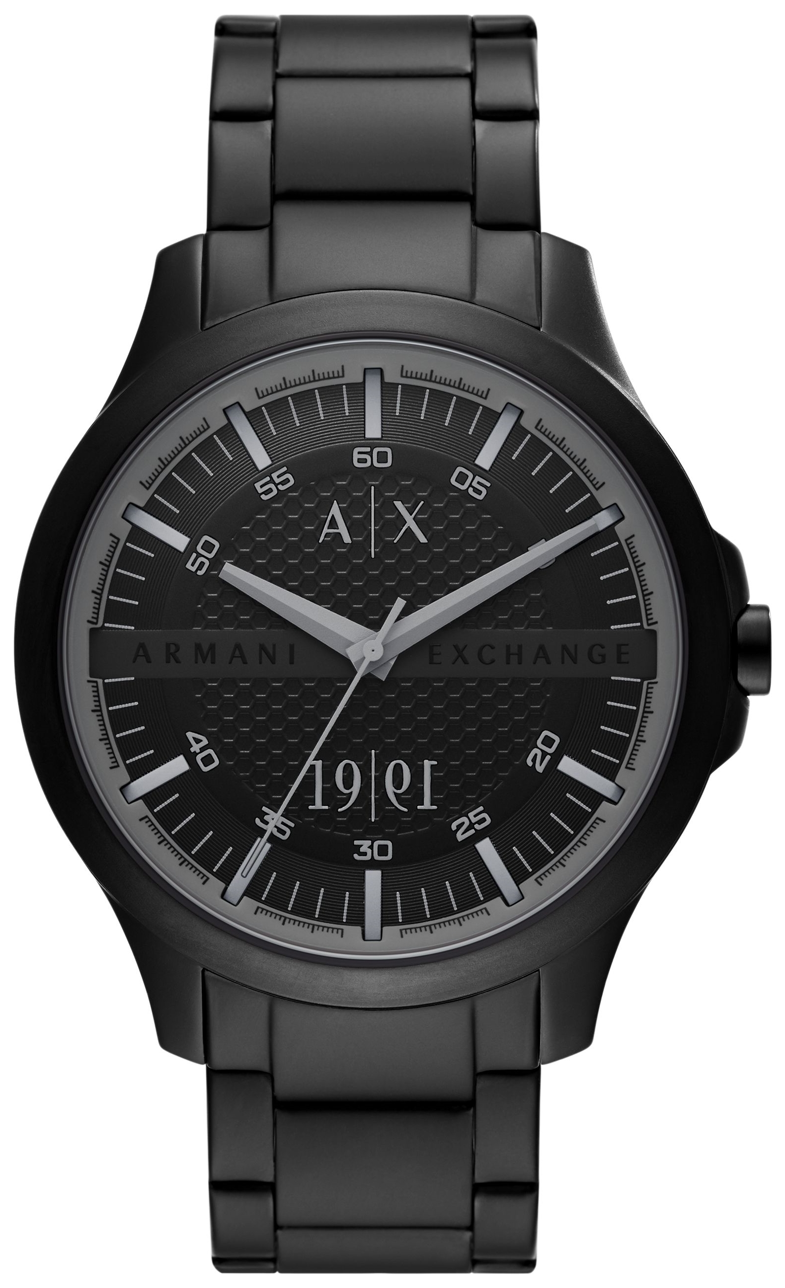 Bilde av Armani Exchange Herreklokke Ax2434 Hampton Sort/stål Ø46 Mm