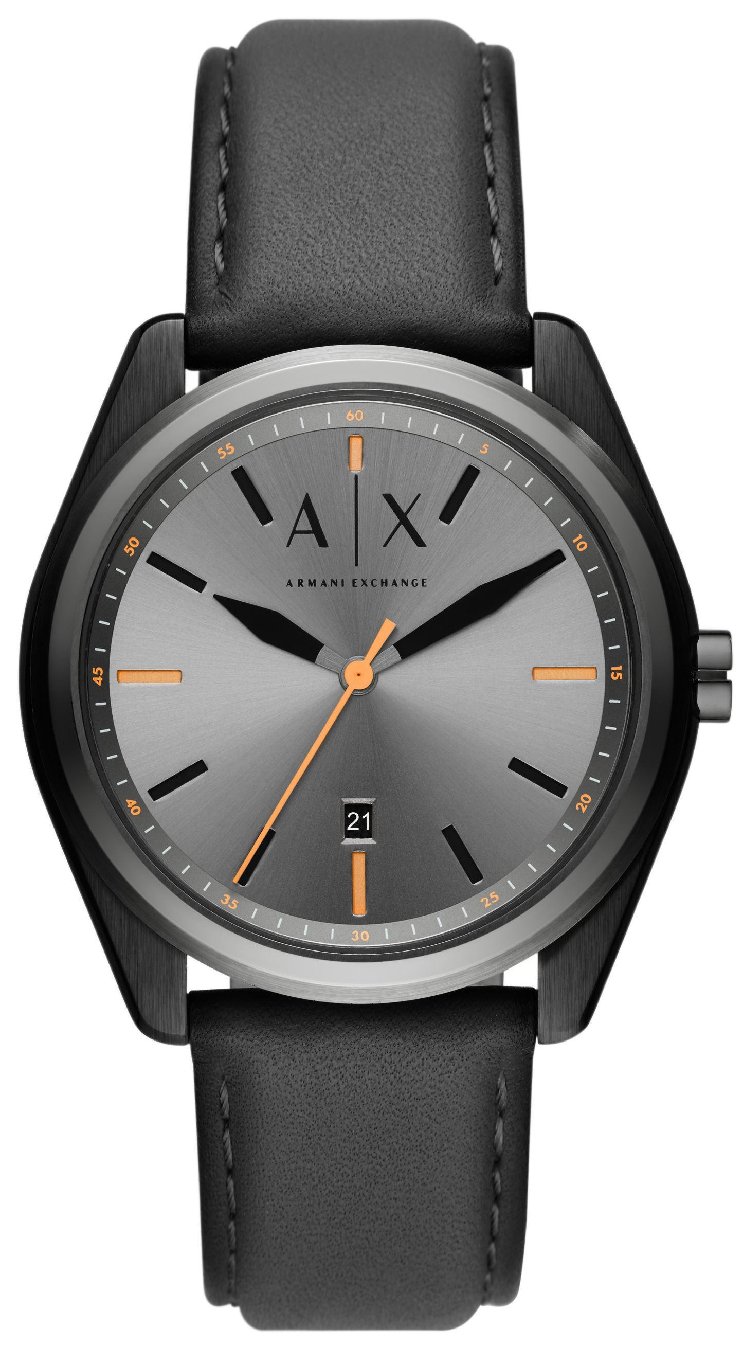 Bilde av Armani Exchange Herreklokke Ax2859 Giacomo Grå/lær Ø43 Mm