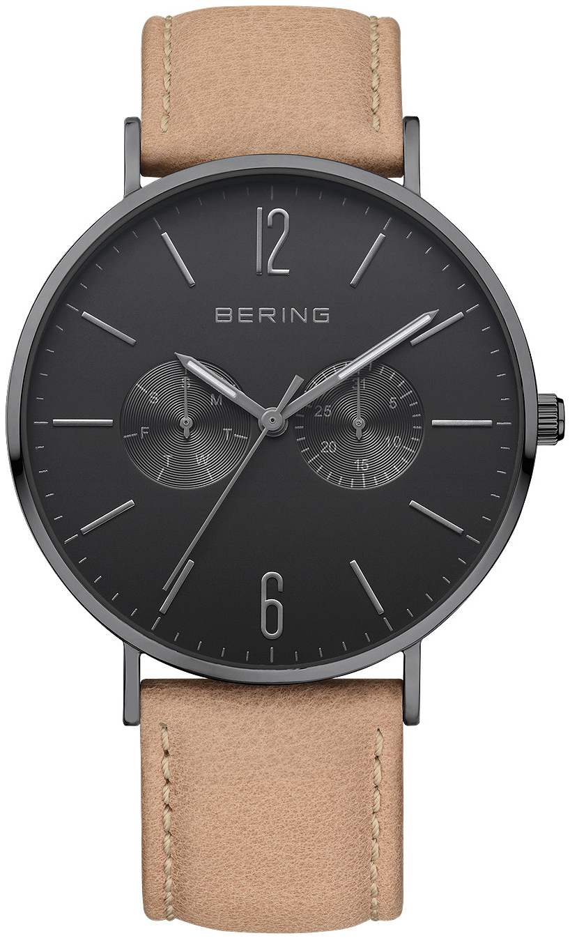 Bilde av Bering Classic Herreklokke 14240-523 Sort/lær Ø41 Mm