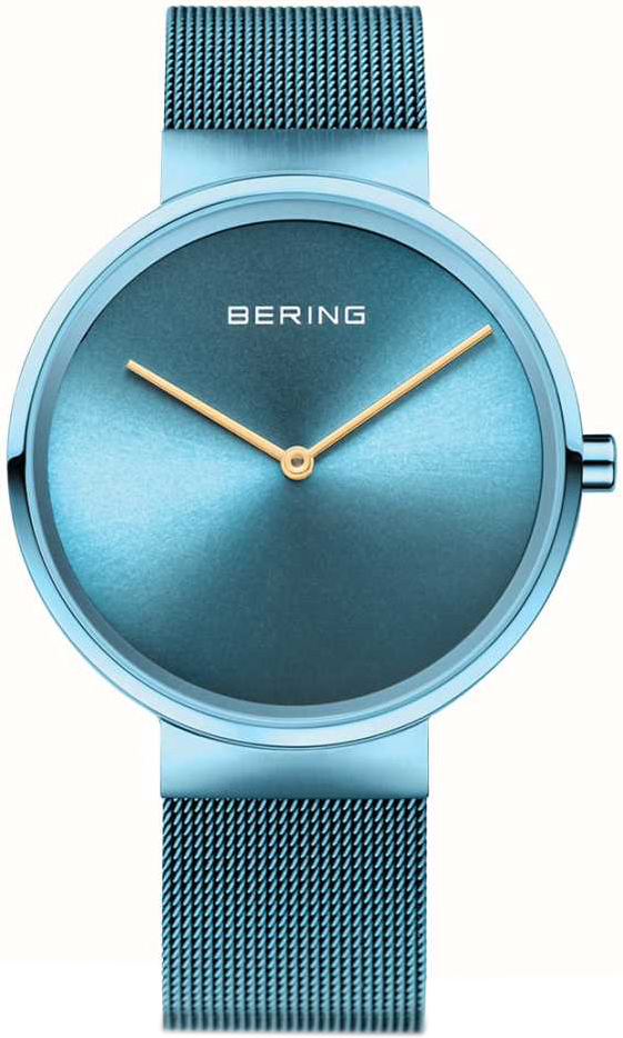 Bering Herreklokke 14539-388 Classic Blå/Stål Ø39 mm