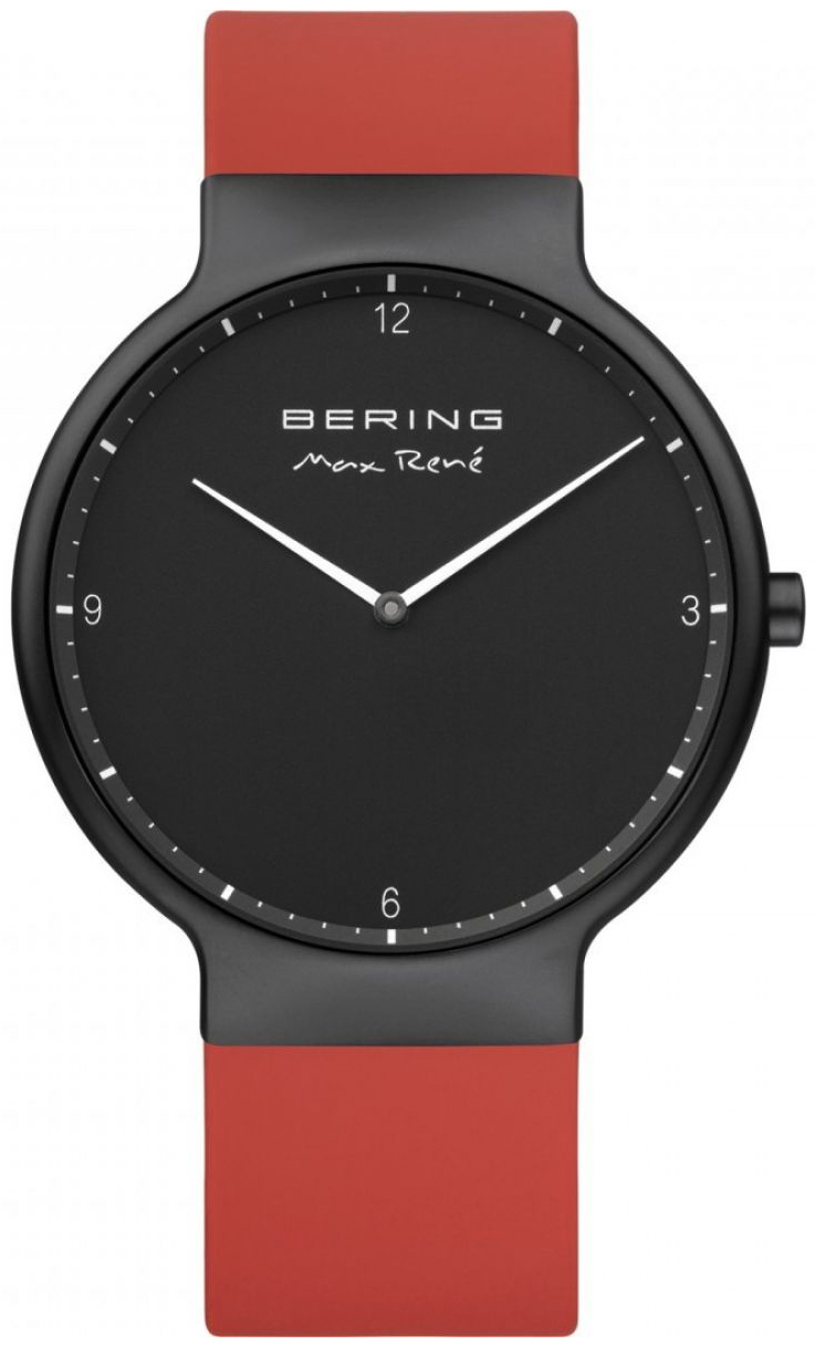 Bilde av Bering Herreklokke 15540-523 Max Rene Sort/gummi Ø40 Mm