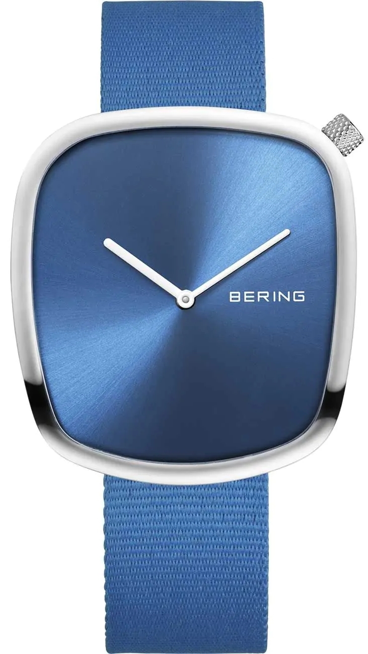 Bering Herreklokke 18040-308 Pebble Blå/Tekstil Ø40 mm