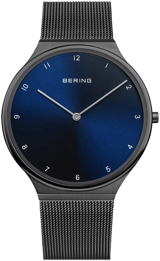 Bering Herreklokke 18440-227 Ultra Slim Blå/Stål Ø40 mm
