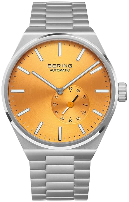 Bering Herreklokke 19441-701 Classic Orange/Stål Ø41 mm