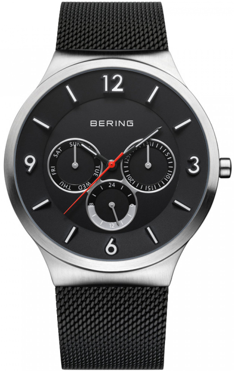 Bilde av Bering Herreklokke 33441-102 Sort/stål Ø41 Mm