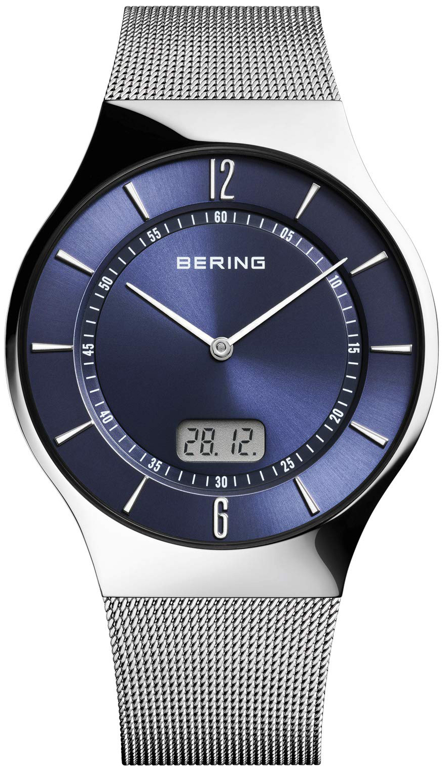 Bilde av Bering Herreklokke 51640-007 Blå/stål Ø40 Mm