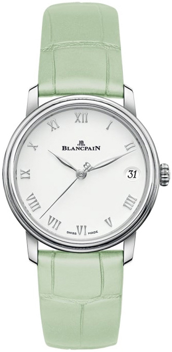 Bilde av Blancpain Dameklokke 6127-1127-95 Villeret Hvit/lær Ø33.2 Mm