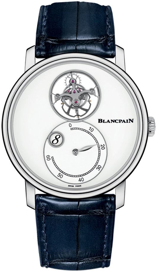 Bilde av Blancpain Herreklokke 66260-3433-55b Villeret Hvit/lær Ø42 Mm