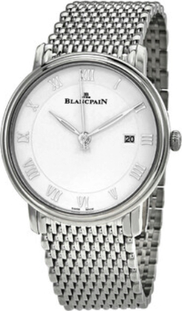 Bilde av Blancpain Herreklokke 6651-1127-mmb Villeret Hvit/stål Ø40 Mm