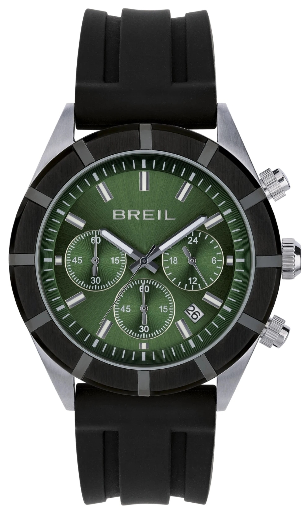 Breil Herreklokke TW2024 B 12 H Grønn/Gummi Ø42 mm