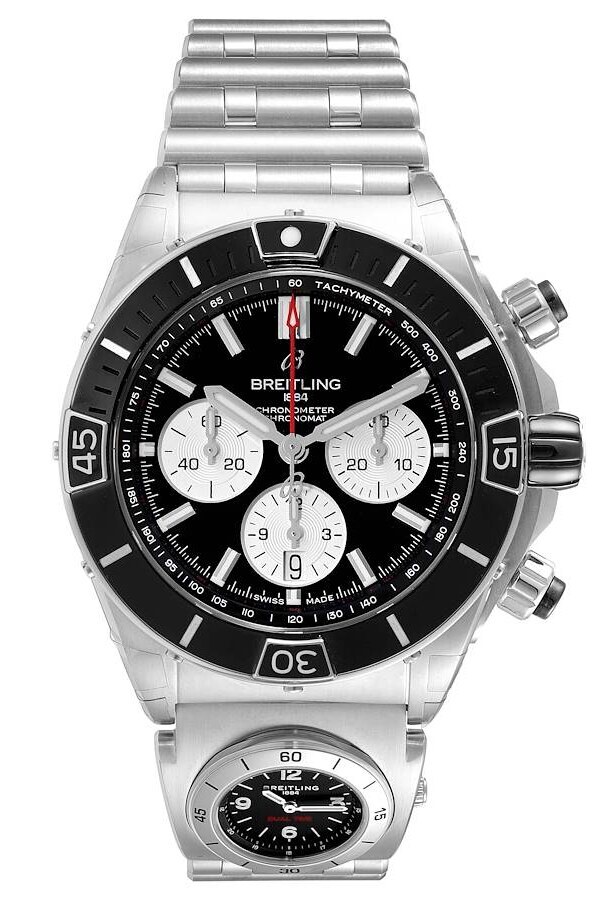 Bilde av Breitling Herreklokke Ab0136251b1a2 Super Chronomat B01 44 Sort/stål