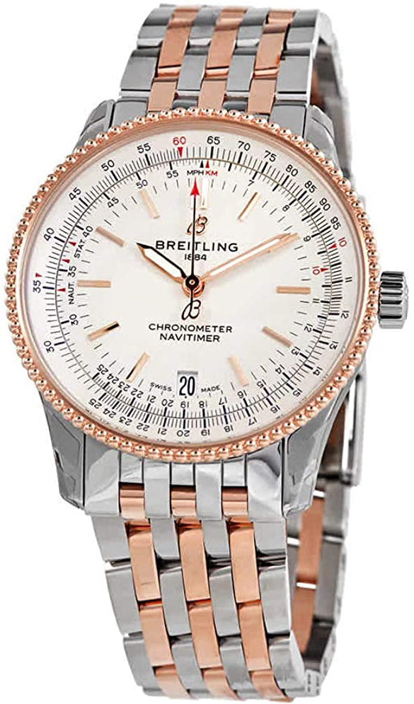 Bilde av Breitling U17325211g1u1 Navitimer Automatic 38 Sølvfarget/18 Karat