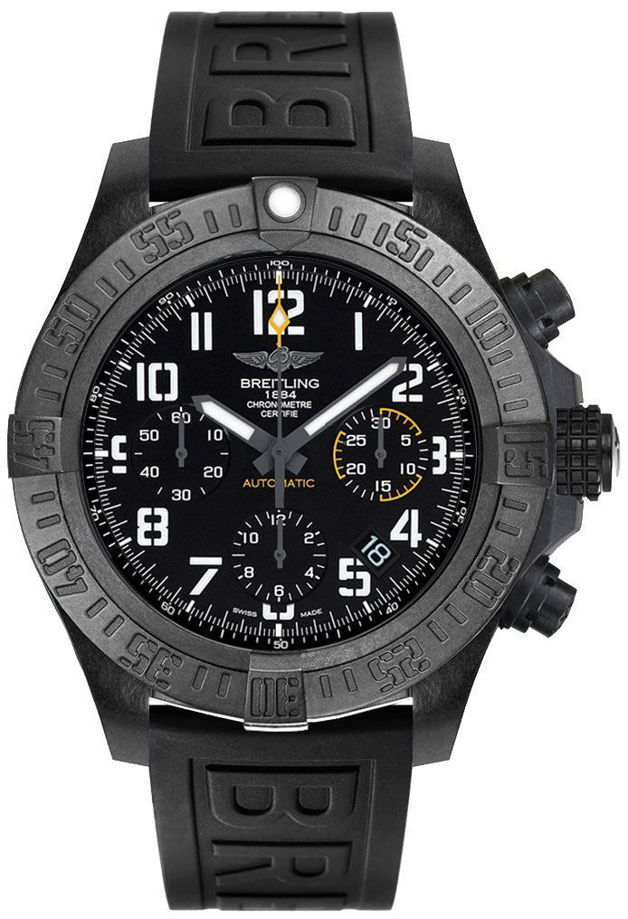 Bilde av Breitling Herreklokke Xb0170e41b1s1 Avenger Hurricane Sort/gummi Ø50