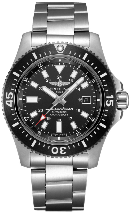 Bilde av Breitling Herreklokke Y17393101b1a1 Superocean 44 Sort/stål Ø44 Mm