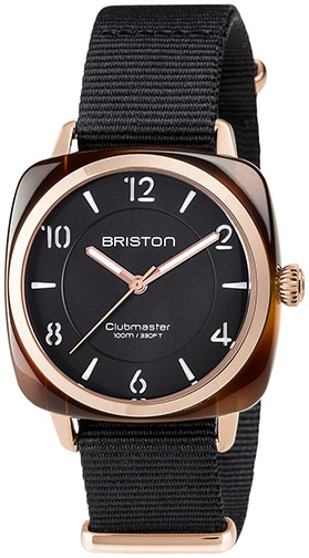 Briston 17536-PRA-T-1-NB Clubmaster Sort/Tekstil