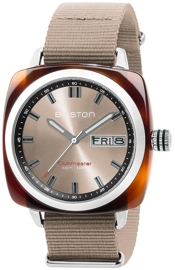 Briston Herreklokke 23342.SA.TS.30.NT Grå/Tekstil