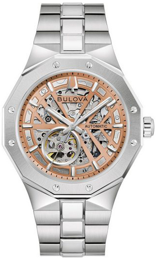 Bulova Herreklokke 96A351 Prestige Rosegullfarget/Stål Ø42 mm