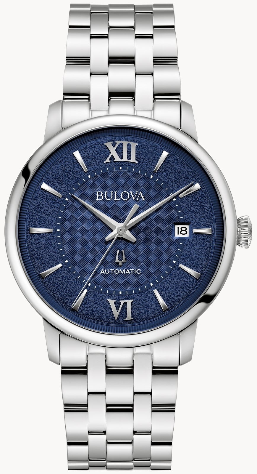 Bulova Herreklokke 96B447 Hudson Blå/Stål Ø39 mm