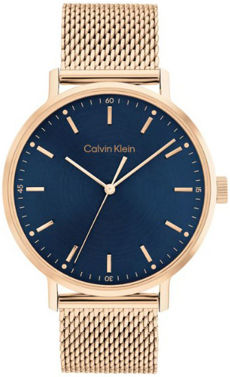 Calvin Klein CK Herreklokke 25200314 Modern Blå/Rose-gulltonet stål