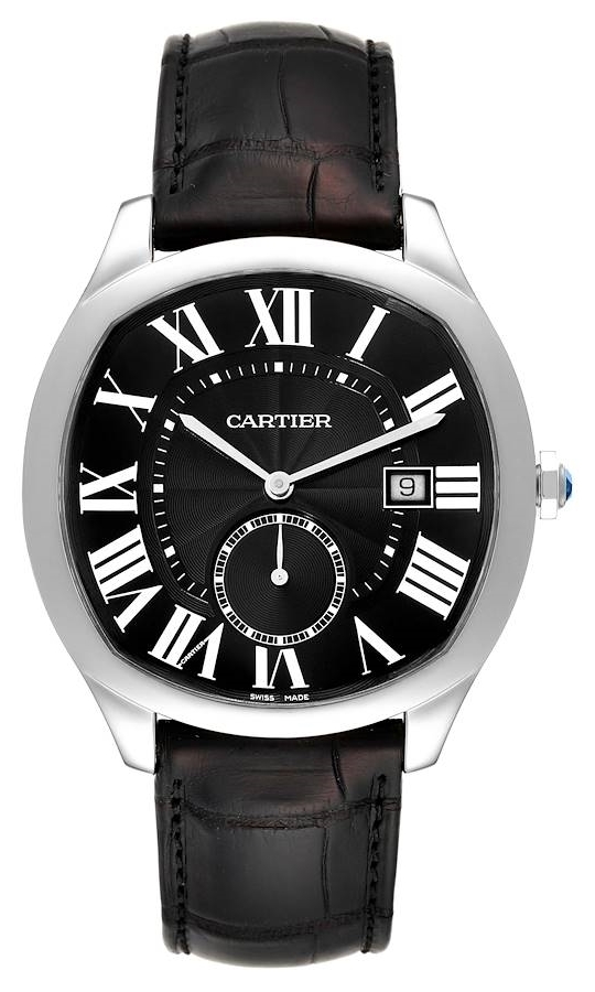Cartier Drive de Cartier Herreklokke WSNM0009 Grå/Lær