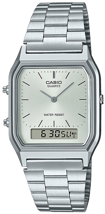 Casio AQ-230A-7AMQYES Vintage Sølvfarget/Stål Ø29.8 mm