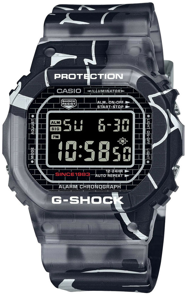 Casio Herreklokke DW-5000SS-1ER G-Shock LCD/Resinplast