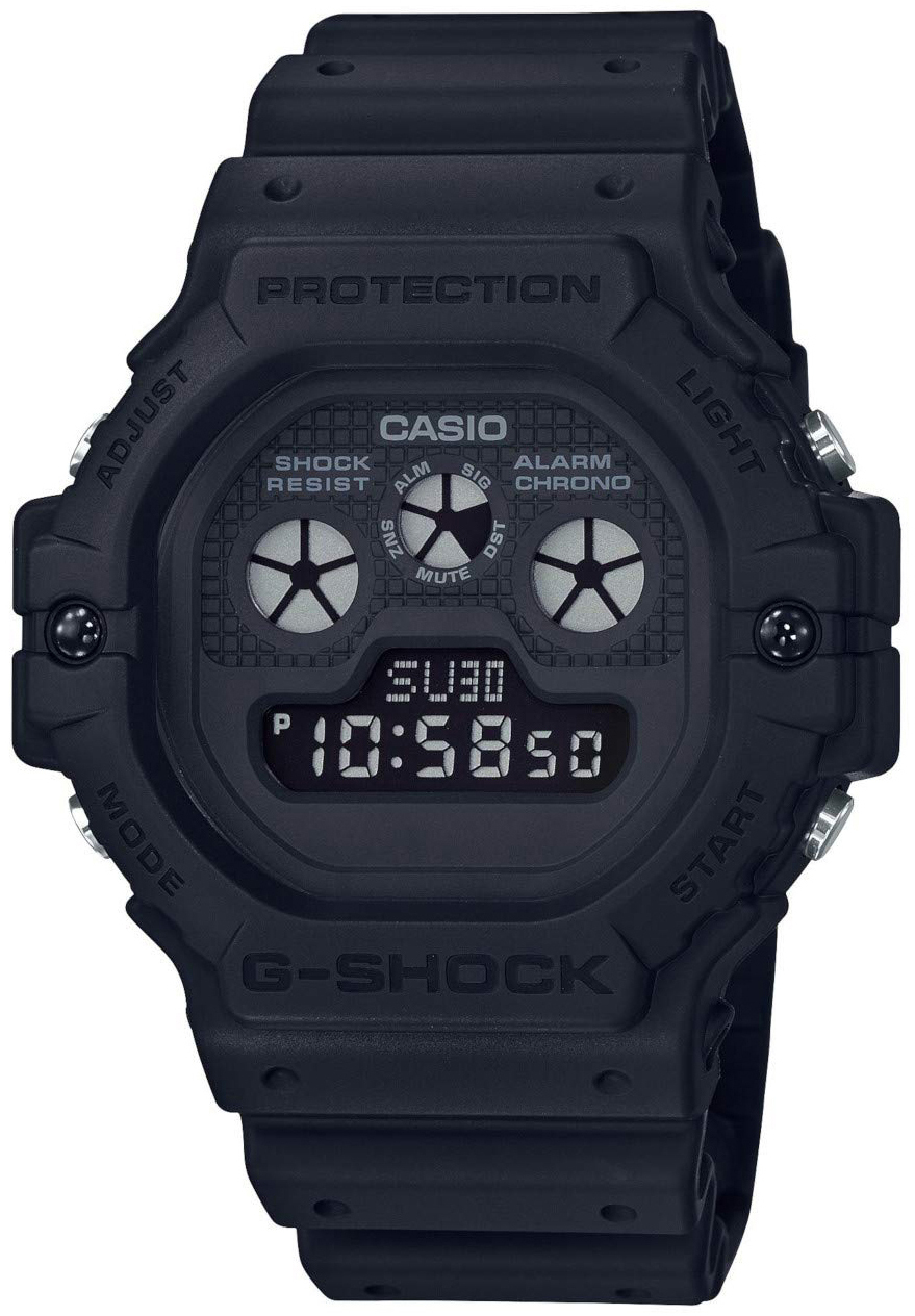 Casio G-Shock Herreklokke DW-5900BB-1ER LCD/Resinplast - Casio