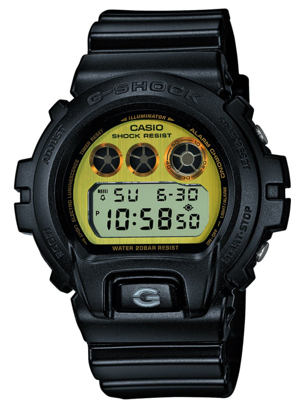 Casio G-Shock Herreklokke DW-6900PL-1ER LCD/Resinplast Ø50 mm