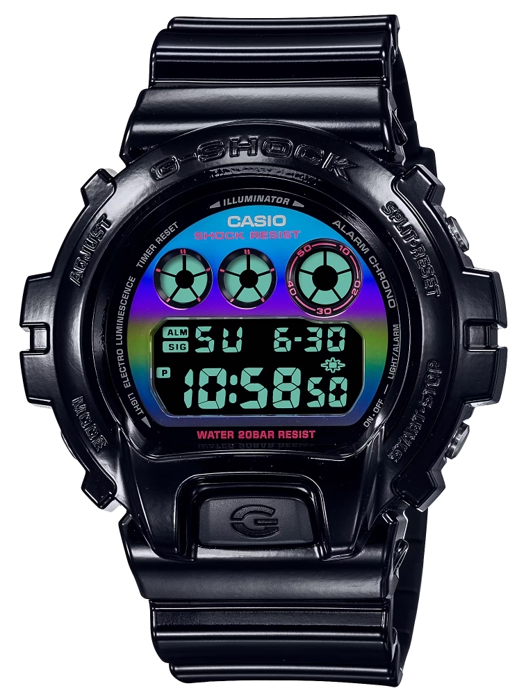 Casio DW-6900RGB-1ER G-shock Flerfarget/Resinplast Ø50 mm