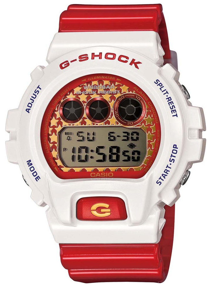 Casio G-Shock Herreklokke DW-6900SC-7ER LCD/Resinplast Ø50 mm