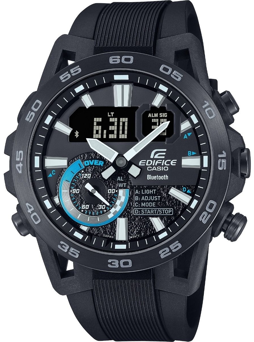 Casio Herreklokke ECB-40PB-1AEF Edifice Resinplast Ø52.4 mm