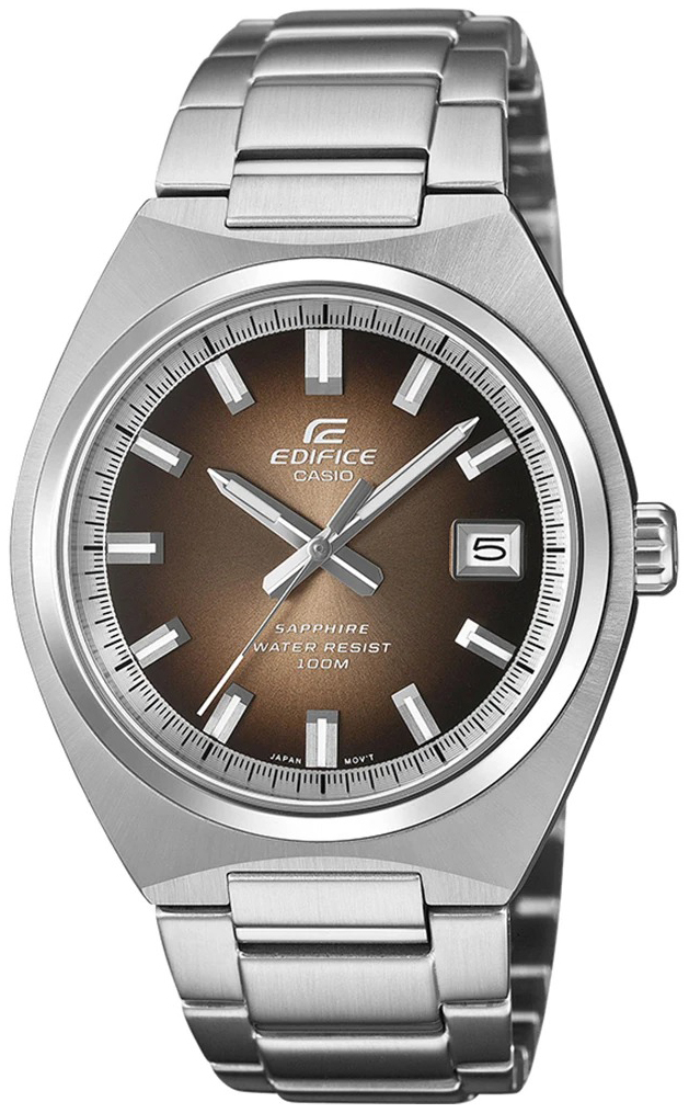 Casio Herreklokke EFB-109D-5AVEF Edifice  Brun/Stål Ø39 mm