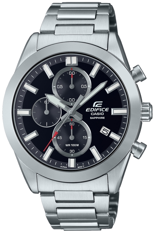 Casio Herreklokke EFB-710D-1AVUEF Edifice Sort/Stål Ø41 mm