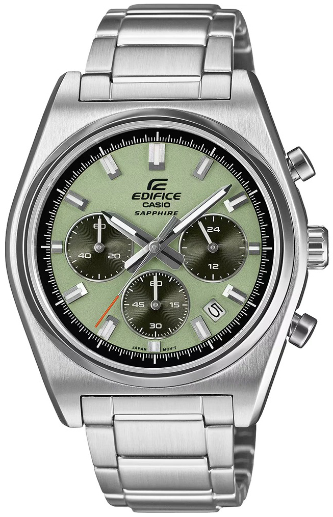 Casio Herreklokke EFB-730D-3AVUEF Edifice  Grønn/Stål Ø40 mm