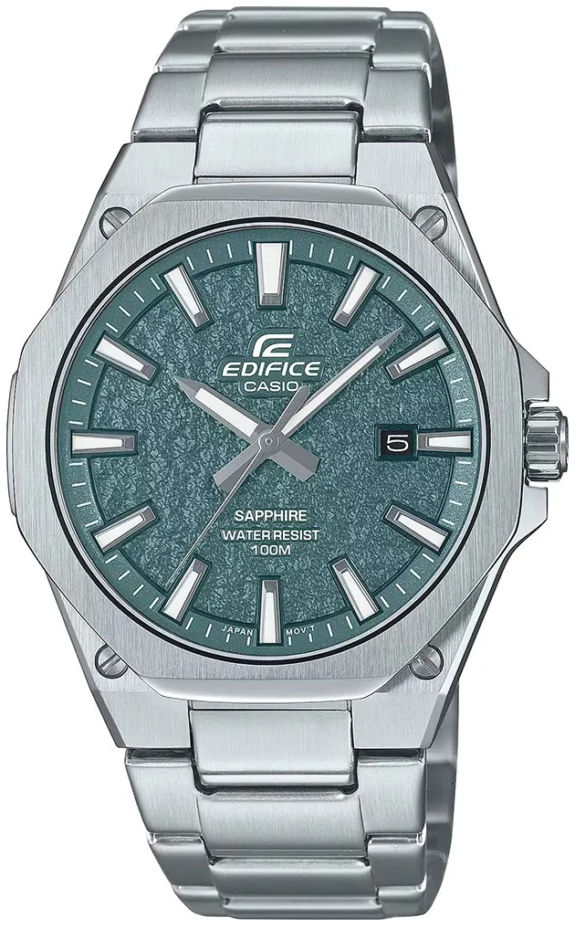Casio Herreklokke EFR-S108DE-3AVUEF Edifice Grønn/Stål Ø39.9 mm