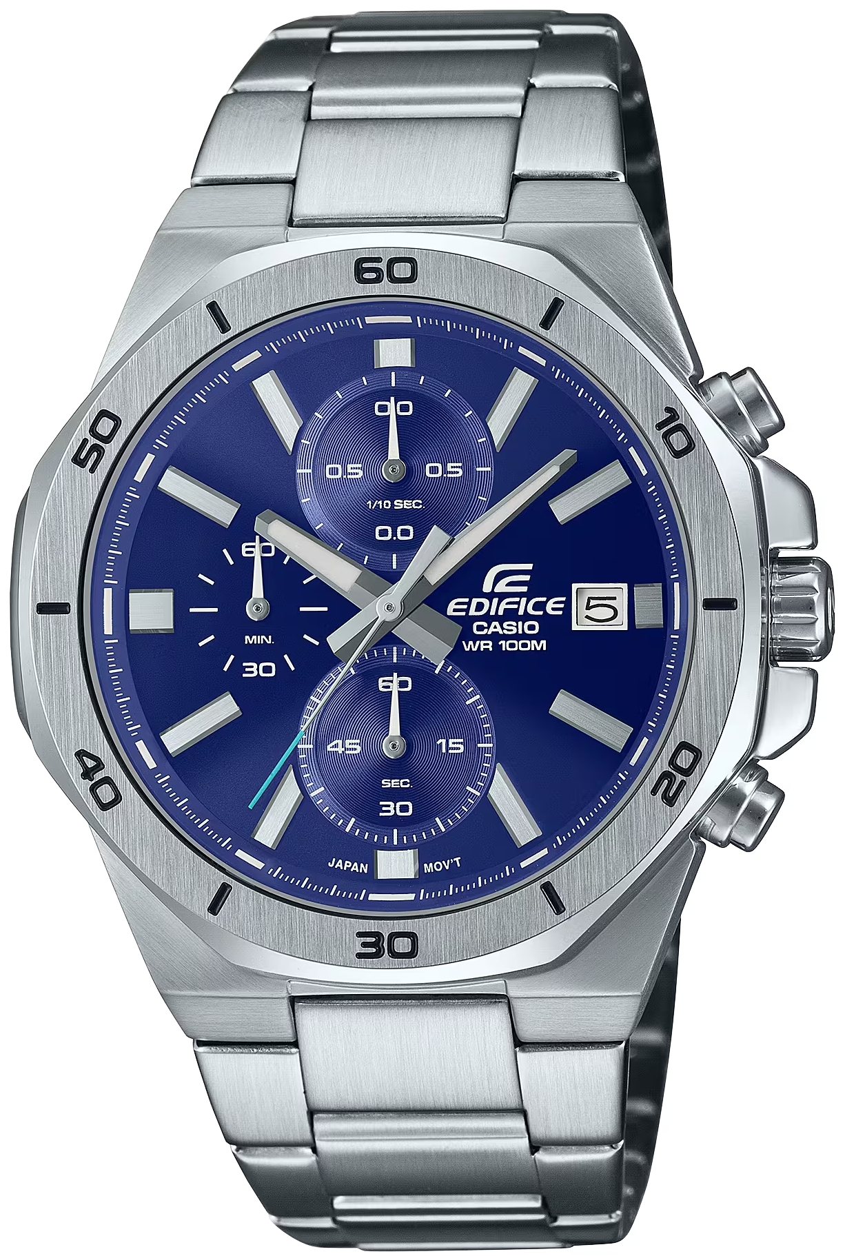 Casio Herreklokke EFV-640D-2AVUEF Edifice Blå/Stål Ø44 mm
