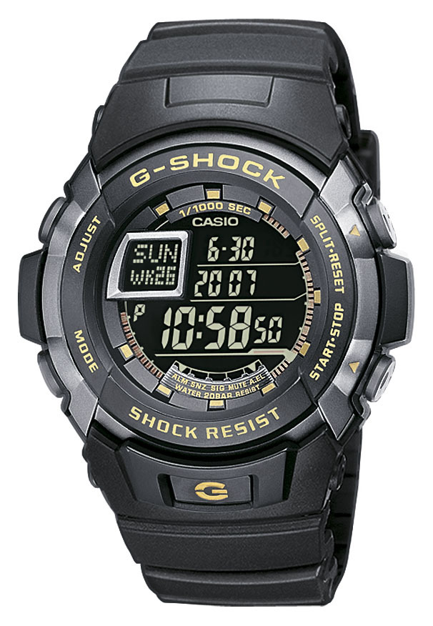 Casio G-Shock Herreklokke G-7710-1ER Sort/Resinplast Ø45.9 mm