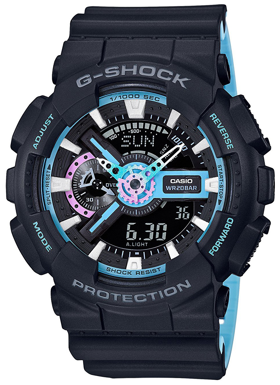 Casio G-Shock Herreklokke GA-110PC-1AER LCD/Resinplast Ø51 mm