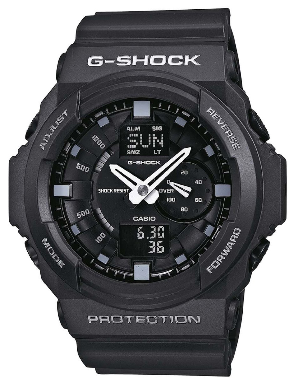 Casio G Shock Herreklokke GA-150-1AER G-Shock Sort/Resinplast Ø52.2