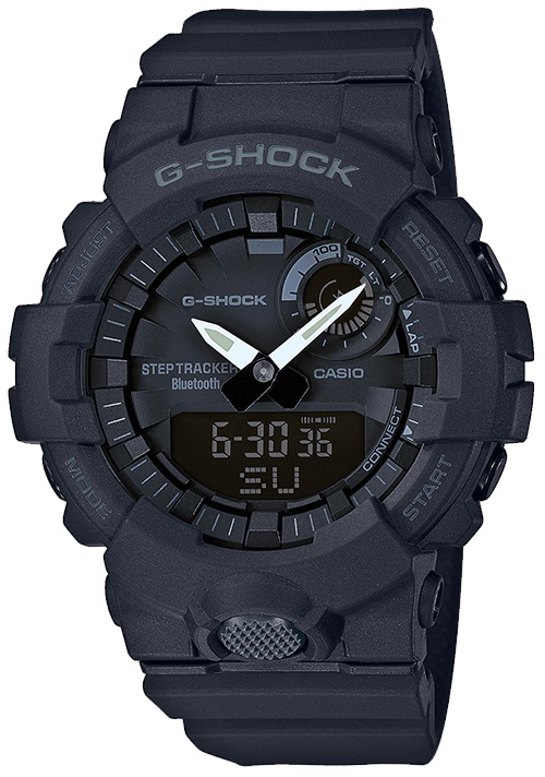 Casio Herreklokke GBA-800-1AER G-Shock Sort/Resinplast Ø54.1 mm