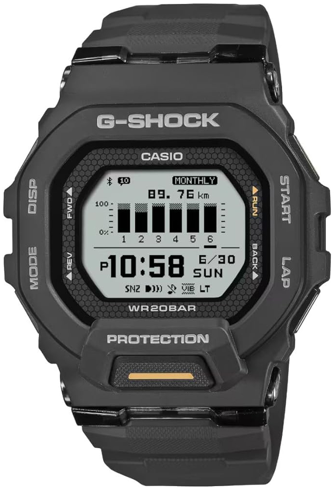 Casio GBD-200-1A1ER G-Shock LCD/Gummi
