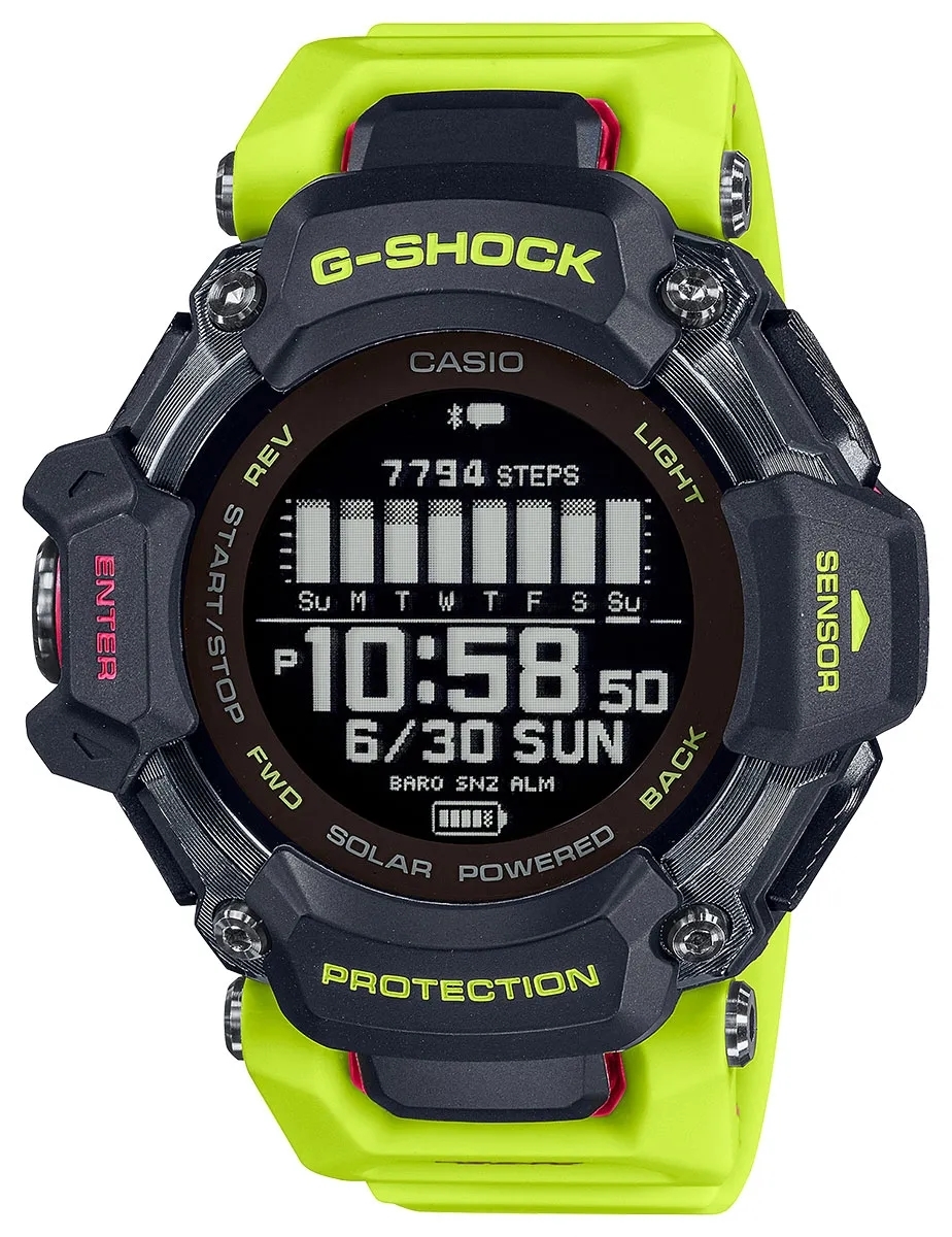 Casio Herreklokke GBD-H2000-1A9ER G-shock Sort/Resinplast Ø52.6 mm